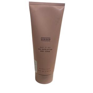 Versed BUFF IT OUT AHA EXFOLIATING BODY SCRUB 6oz New Unsealed
